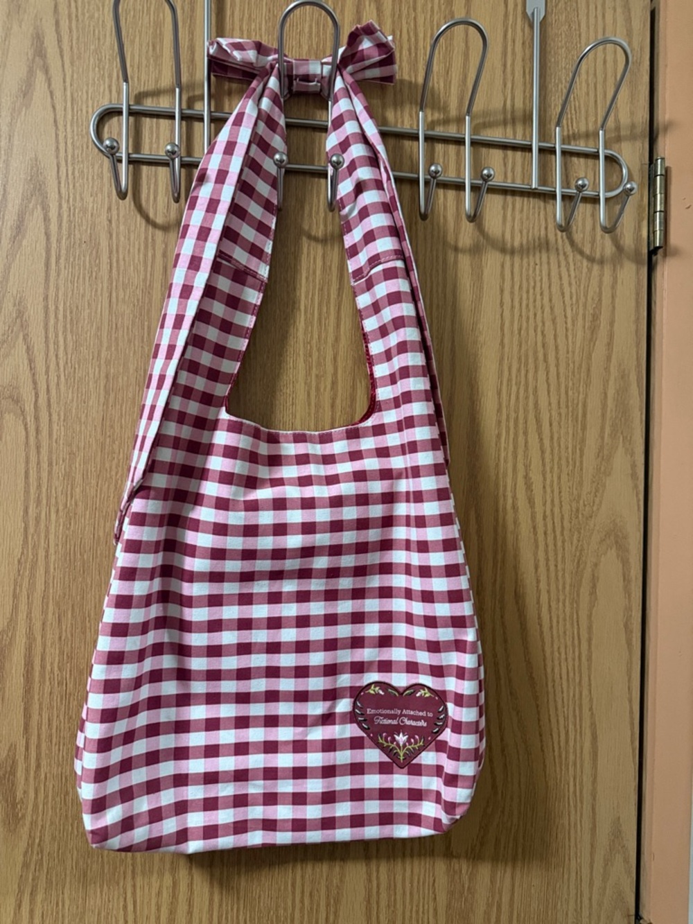 Red Gingham Women’s Shoulder Bag